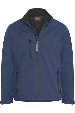 Cappuccino Italia Softshell Zip Jacket Navy von in der farbe und in größe XL.