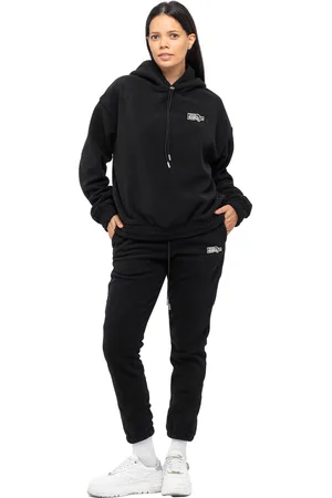 Tom Barron Damen-Fleece-Trainingsanzug mit Abzeichen