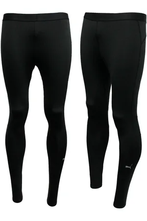 PUMA Bodywear Core Herren Lange enge warme schwarze Fitness -Leggings 511608 03 A3D