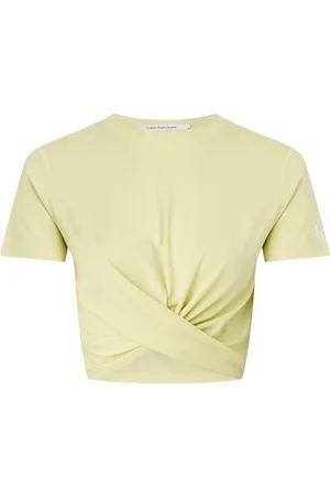 Calvin Klein T shirt Calvin Klein Femme Twisted cropped