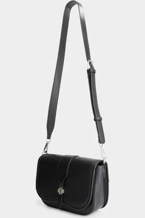 Black Bananas Monogram Schultertasche