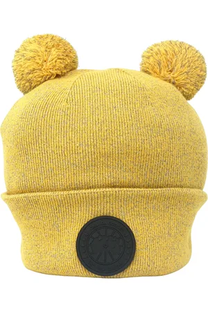 Canada Goose X Angel Chen Double Pom Toque Gelbe Mutze