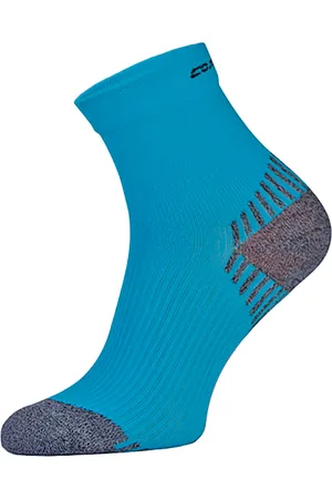 COMODO Unisex Chaussettes de Contention pour Running Compression pour Sport - Turquoise
