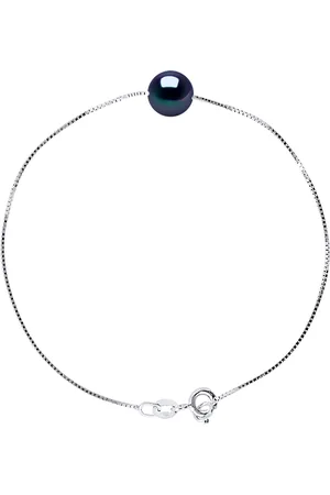 Diadema Armband - Echte Süßwasserperlen - - Weißgold