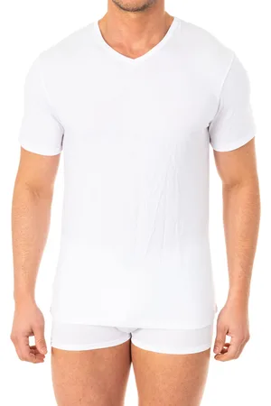 Abanderado Kurzärmeliges Herren-T-Shirt mit V-Ausschnitt A040X