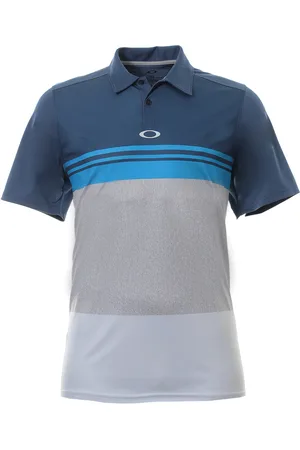 Oakley Colourblock Ensign Blue Golf Polo Shirt - Herren