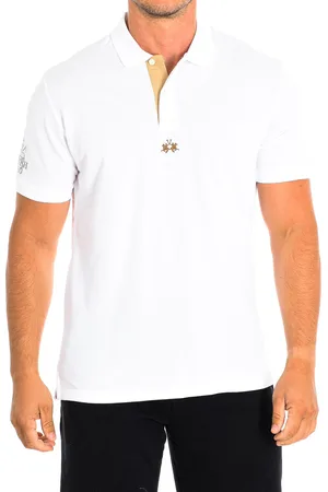 La Martina Kurzarm-Polo TMPE60-PK097 Mann