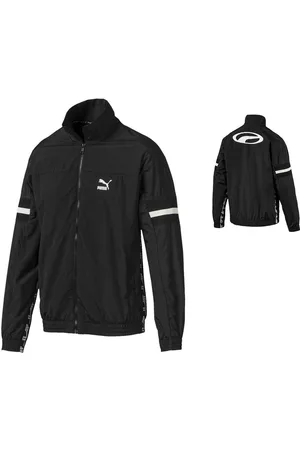 PUMA XTG gewebt Long Sleeve Reißverschluss UP Black Herren Track Jacket 595310 01