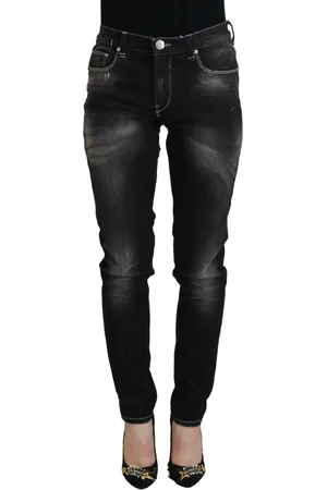ACHT Gewaschene Jeans mit schmaler Taille und schmaler Taille