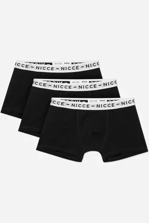 Nicce London 3-Pack Stretch Taille Black/White Trailstar Boxer 0038 K011 0001