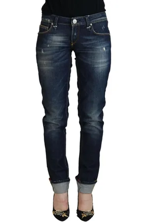 ACHT Slim-Fit-Denim-Jeans aus Baumwolle