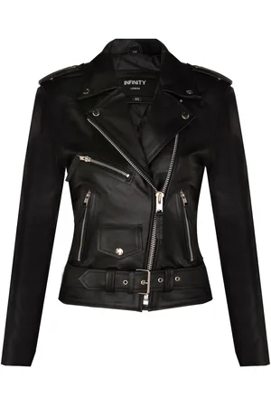 Infinity Damen-Bikerjacke aus Rindsleder – Mansfield