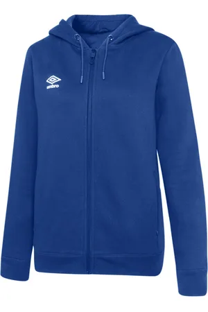Umbro Damen/Damen Club Leisure Full Zip Hoodie (Königsblau/Weiß)