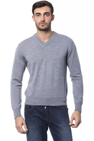 BILLIONAIRE Bestickter Pullover aus Merinowolle