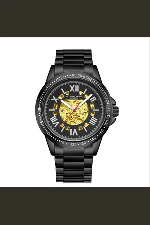 Anthony Handmontierte Limited Edition Techtonic Automatic Black Uhr
