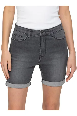 Enzo | Damen Skinny Denim Shorts