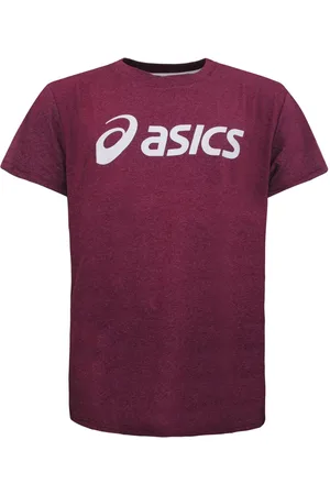 Asics Essentials Burgunderrotes T-Shirt für Herren