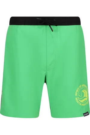 Regatta "Bentham" Badeshorts für Herren (Grassgrün/Schwarz)