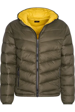 Cappuccino Italia Hooded Winter Jacket Army von in der farbe Grun und in größe L.