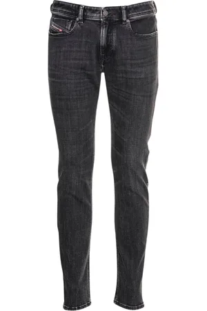 Diesel Sleenker Dunkelgraue Denim-Jeans