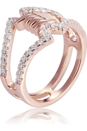 ORPHELIA Damen-Ring Sterling-Silber 925, Rosé, ZR-7422
