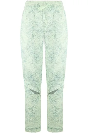 GymShark Print Chalk Womens Green Track Hosen