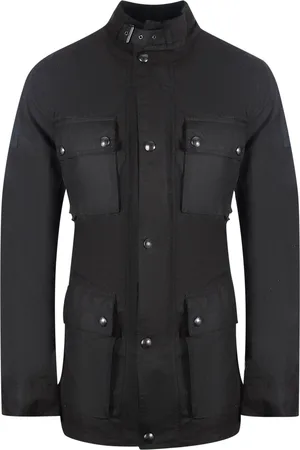 Belstaff Schwarze Roadways-Motorradjacke von