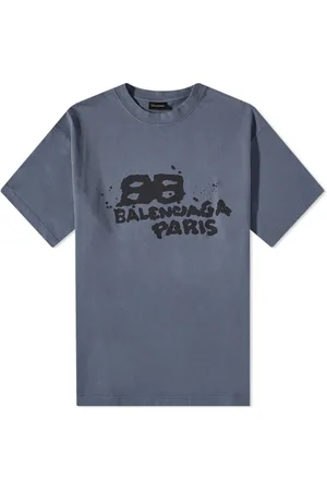 Balenciaga Hand Draw BB Icon Logo T-Shirt in