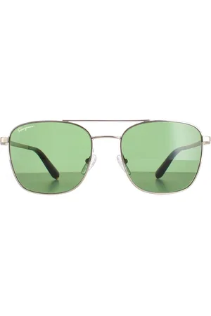 Salvatore Ferragamo Pilotenbrille Herren Grün SF158S