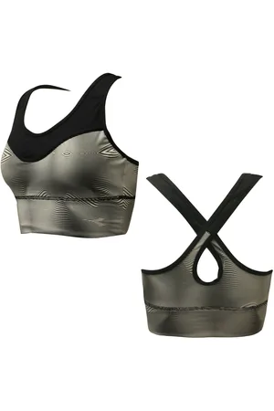 Diadora Unterstützend Frauen schwarzer Sport BH