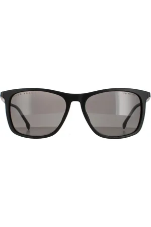 HUGO BOSS Rectangle Herren Matt Grau Polarisiert BOSS 1249/S/IT