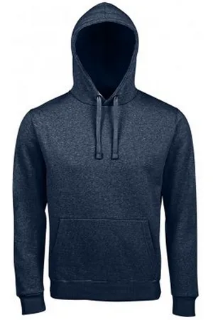 Sols Unisex-Erwachsene Spencer Sweatshirt mit Kapuze (Heather Denim)