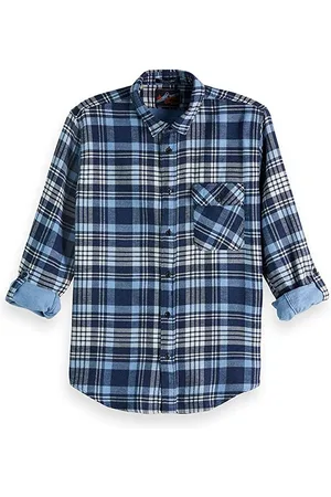 Scotch&Soda Langarm Blue Herren -Kernhemd 145422 0218