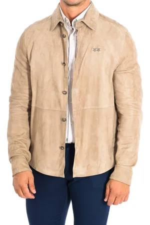 La Martina Lederjacke RML004-LT102 Mann