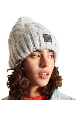 Superdry Zopfmütze aus Tweed