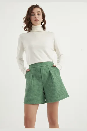 HERITA Plissierte Shorts