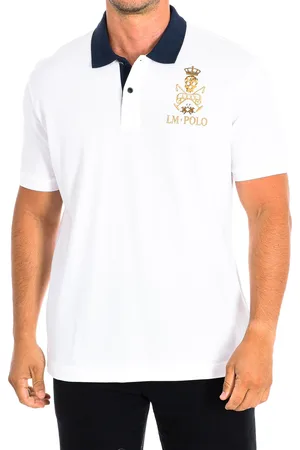 La Martina Polo mit kurzen Ärmeln RMPE60-PK097 Mann
