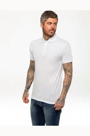 Enzo Kruze Herren Kurzarm-Poloshirts