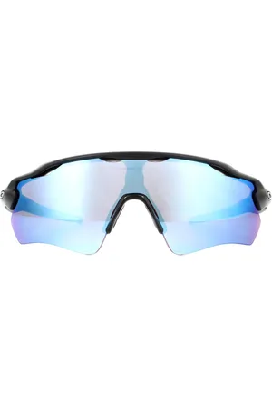 Oakley Wrap Mens Matte Black Prizm Eau profonde Polaris