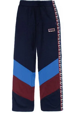 PUMA X Rihanna Fenty Wide Leg Damen Marineblaue Trainingshose