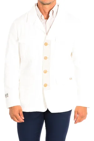 La Martina Herren-Langarmjacke mit normalem Reverskragen TMJ001-TW408