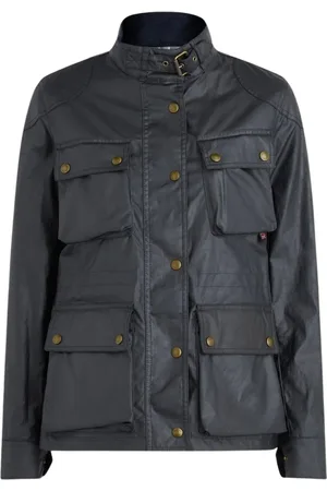 Belstaff Fieldmaster 2.0 Dunkelmarineblaue Wachsjacke