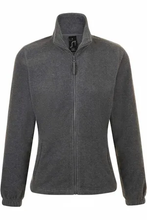 Sols Womens/Ladies North Full Zip Fleece Jacke ( meliert)