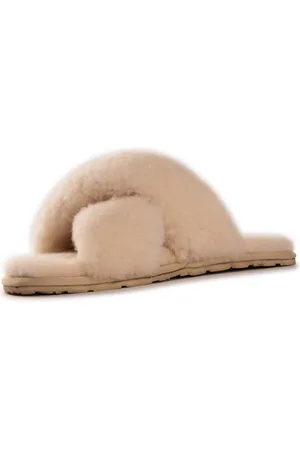 Aus Wooli Australia Damen Schafsfell Wolle Brighton Hausschuhe