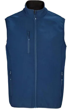Sols Herren Falcon Softshell Recycled Body Warmer (Abyss Blue)