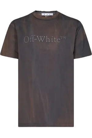 OFF-WHITE Bookish Land Slim Fit Petrol T-Shirt