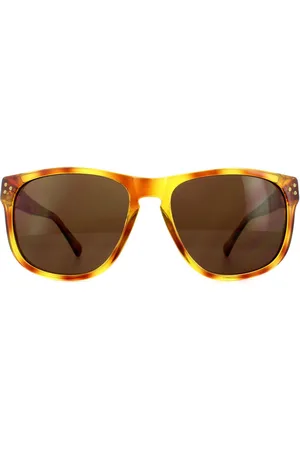 Guess Rectangle Mens Blonde Havana Brown Gradient Sonnenbrille