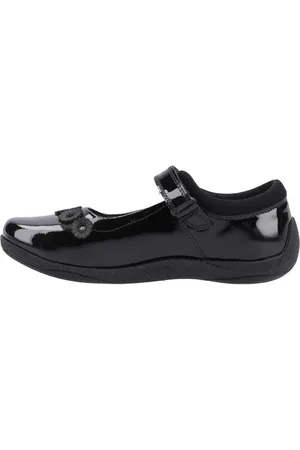 Hush Puppies Mädchen Schul-Uniform-Schuhe "Christina", Leder (Schwarzer Lack)
