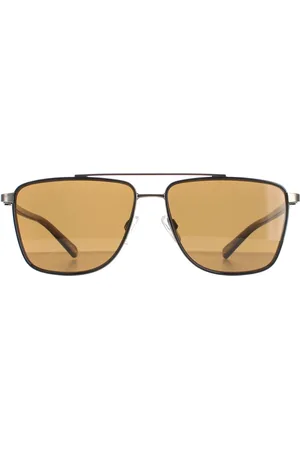 Ted Baker Square Herren Dunkelgrau Braun TB1577 Folke