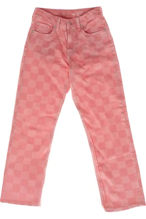 GAP Gerade karierte Jeans 484105 Mädchen